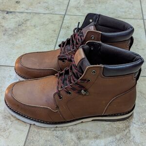 Staheekum Ankle Chukka Boots in Redwood Brown Leather (Men's Size 11)